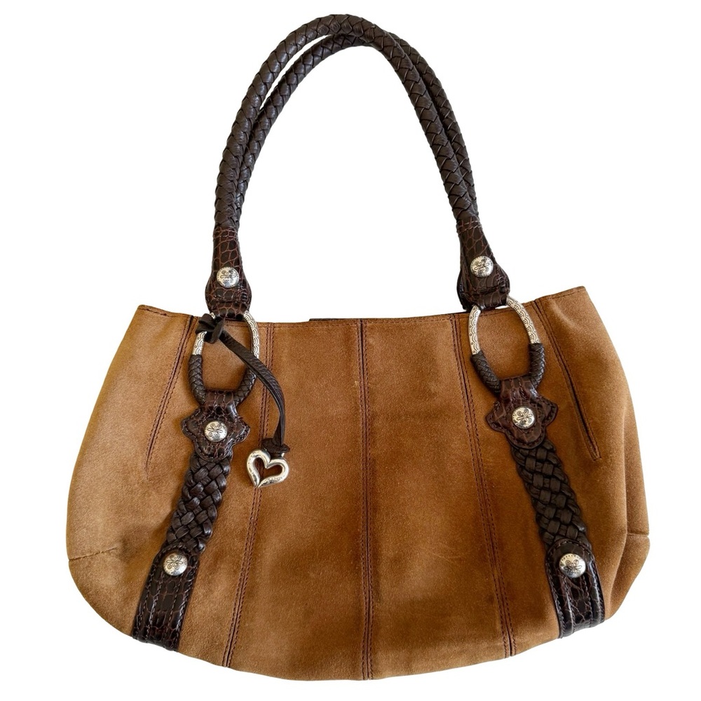 Brighton Serene Suede Hobo Shoulder Bag